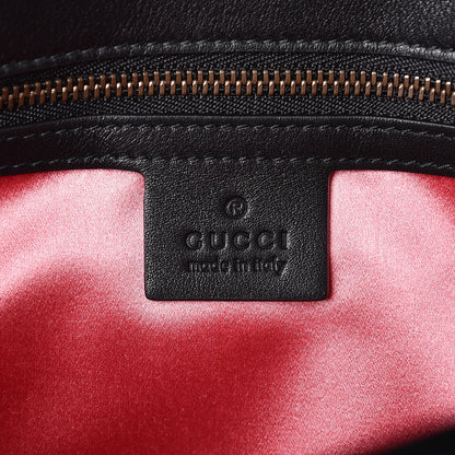 Gucci Velvet Matelasse Small GG Marmont Shoulder Bag Black 6 of 7