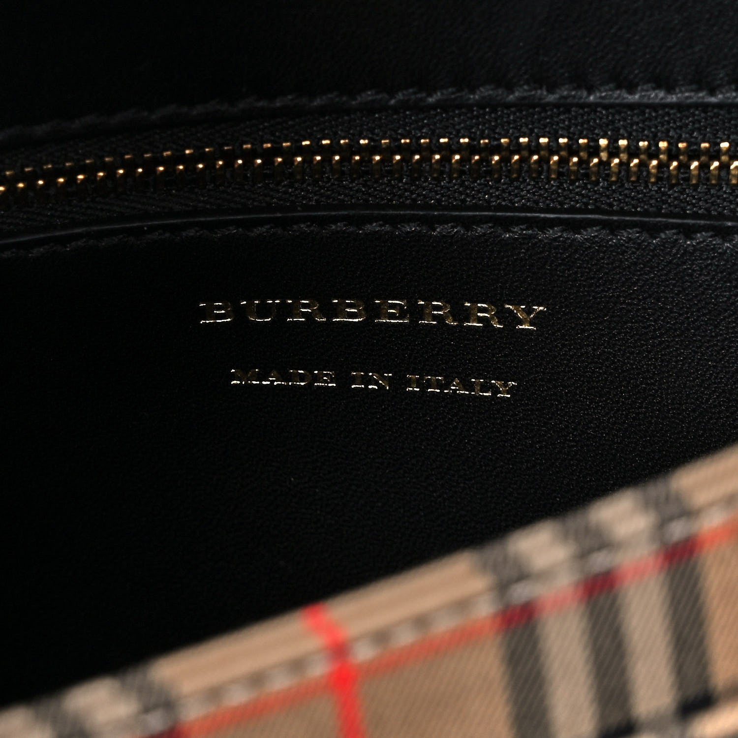 Burberry Soft Calfskin Link Flap Crossbody Black 6 of 12