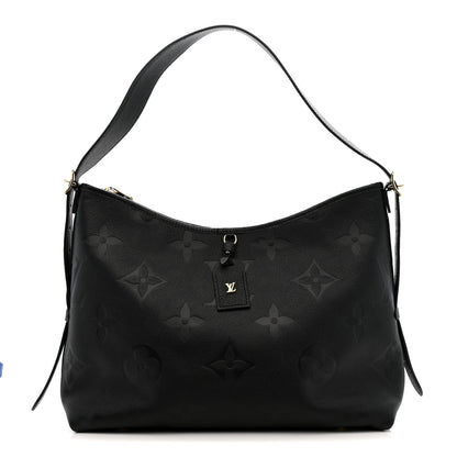 Louis Vuitton Empreinte Monogram Giant CarryAll MM Black 3 of 10