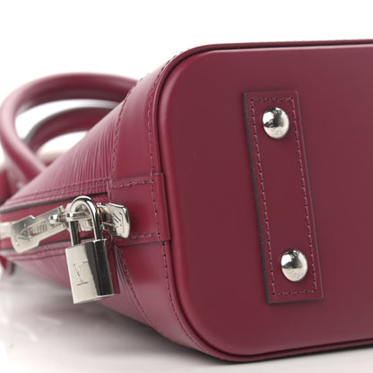 Louis Vuitton Epi Jacquard Alma BB Raspberry 7 of 9