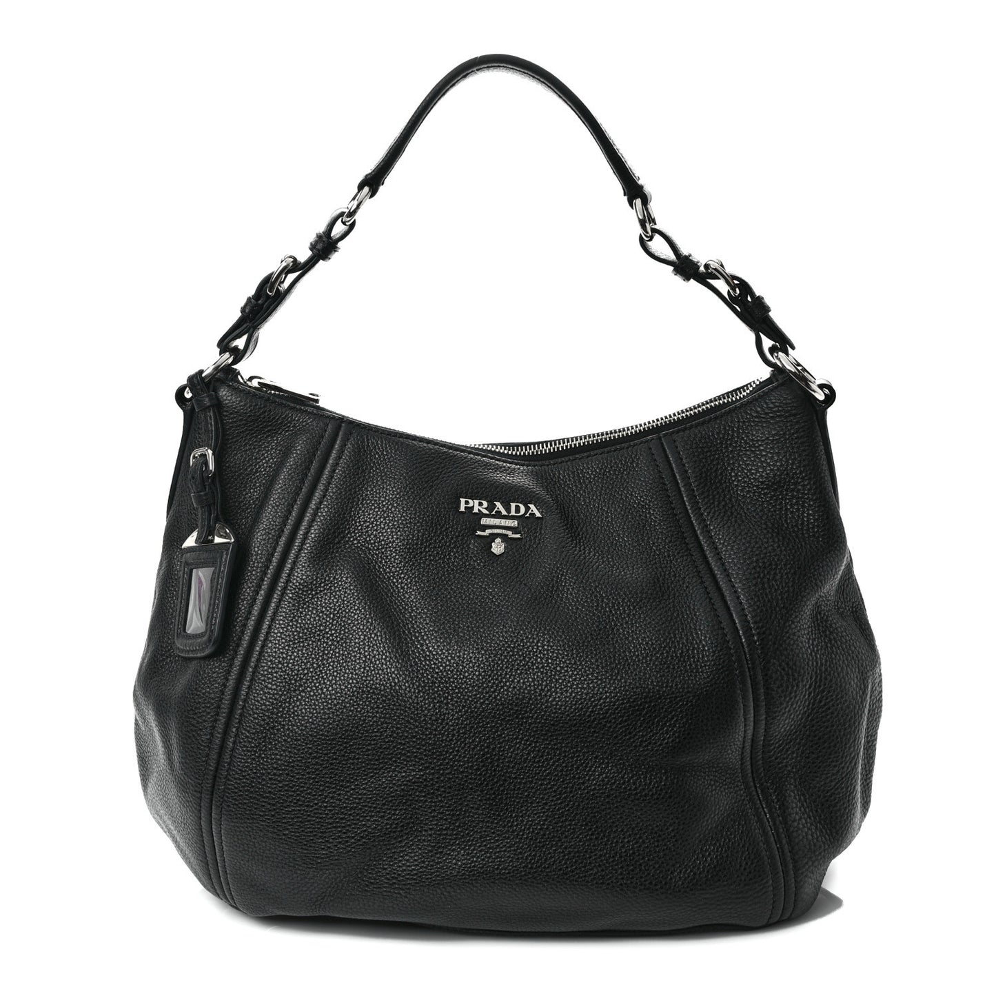Vitello Phenix Hobo Black