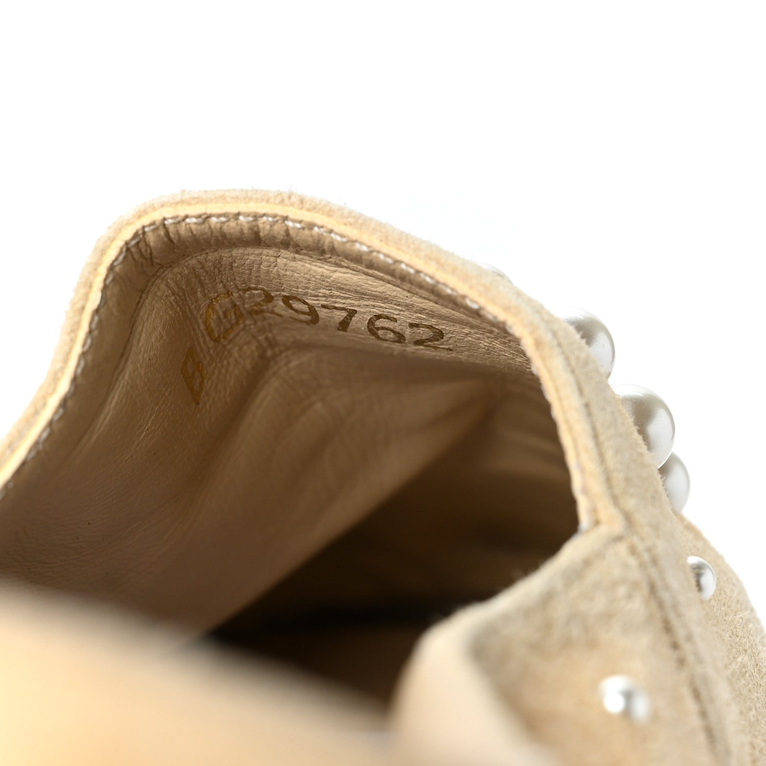 Chanel Suede Pearl CC Espadrilles 38 Beige Black 9 of 9