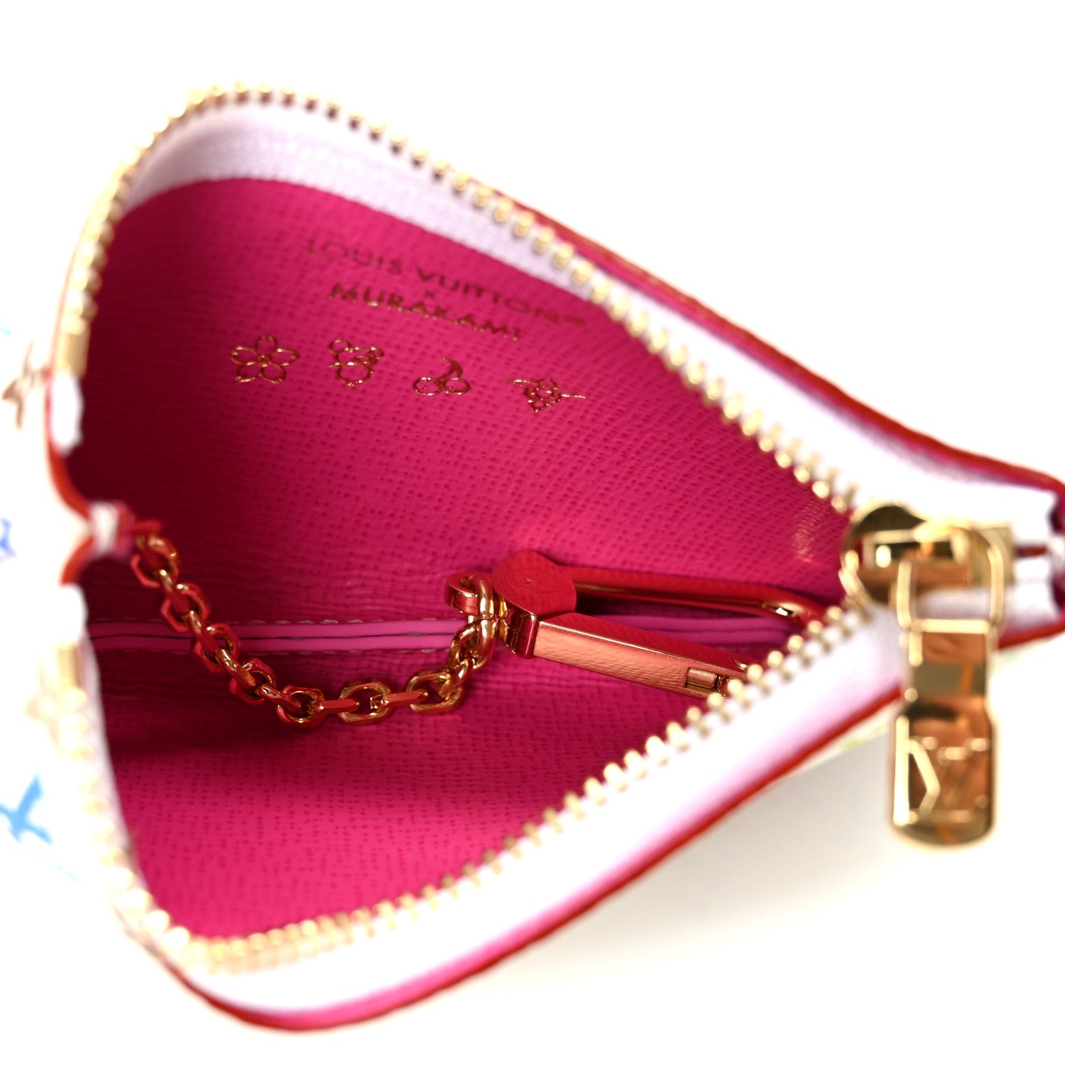 Louis Vuitton LV X TM Monogram Multicolor Key Pouch White 1874401