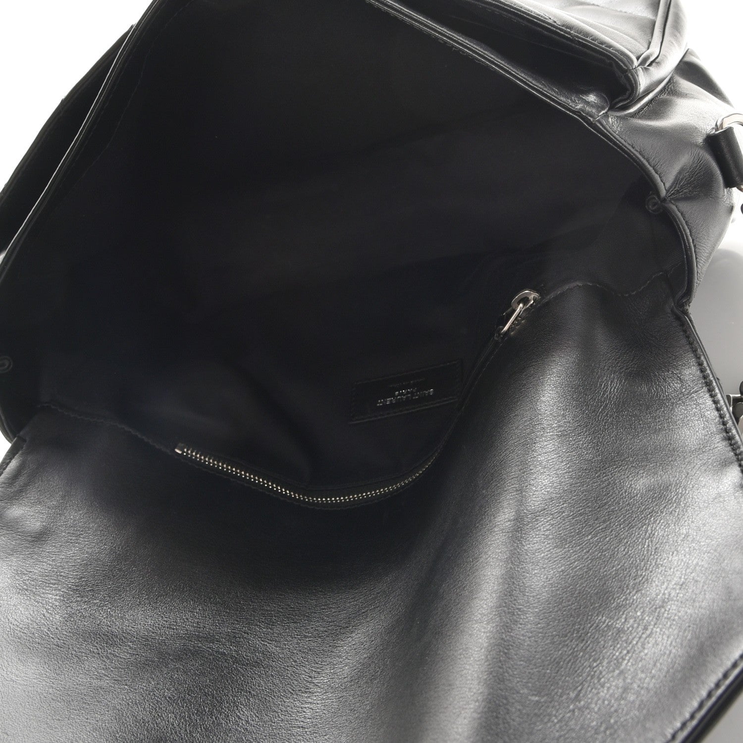 Saint Laurent Calfskin Y Quilted Monogram Loulou Shoulder Bag Black 5 of 10