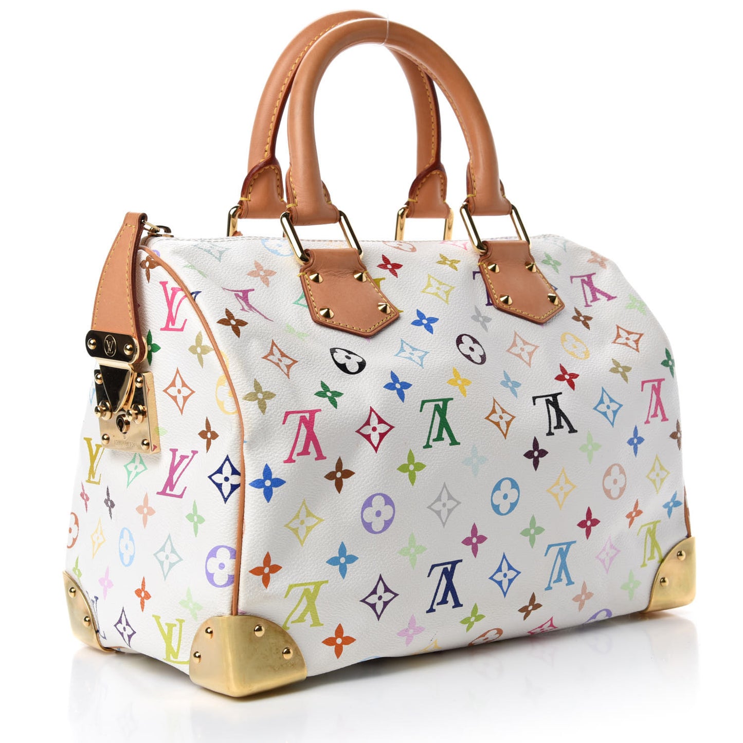 Monogram Multicolor Speedy 30 White