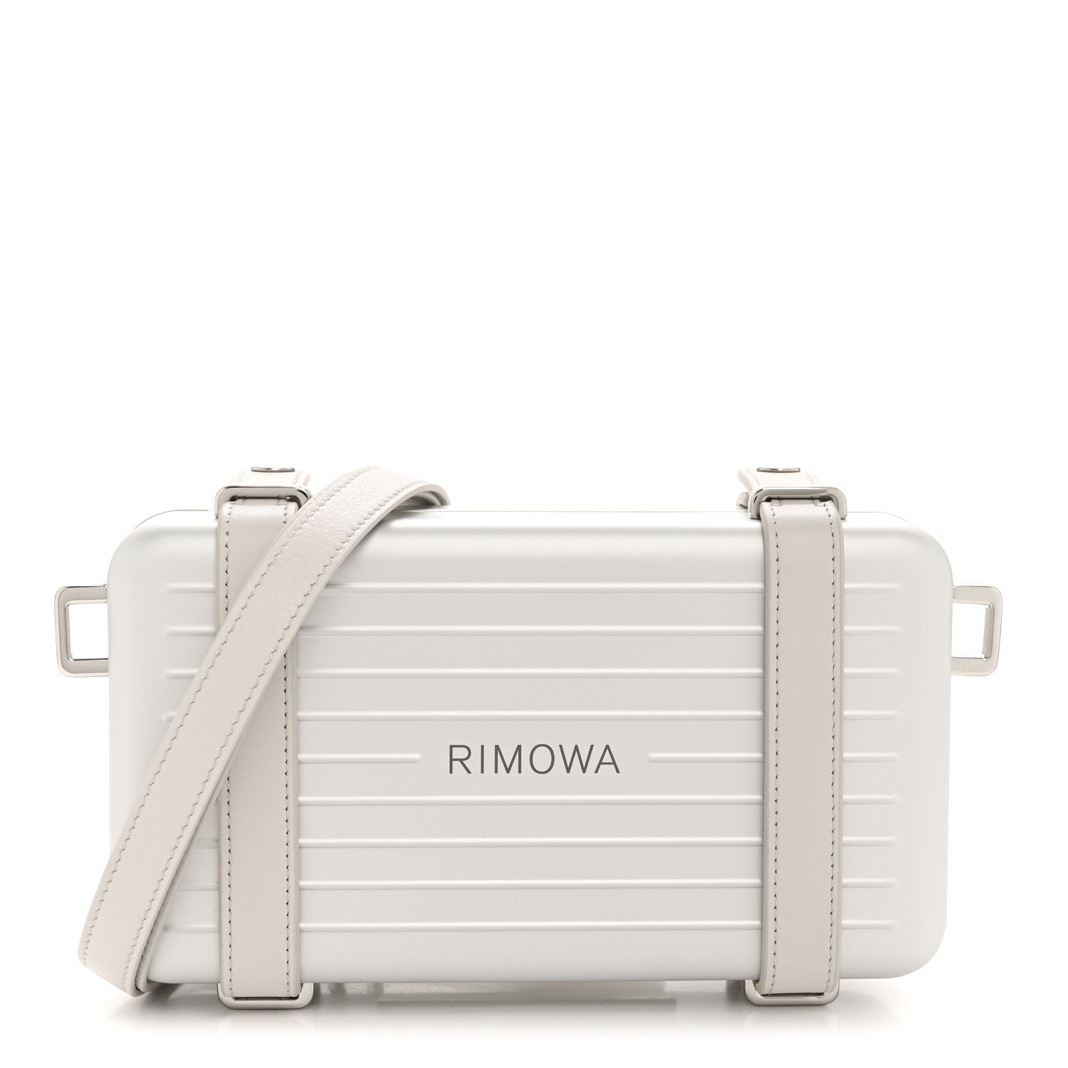 Christian Dior X RIMOWA Aluminum Personal Clutch On Strap Silver 1 of 12