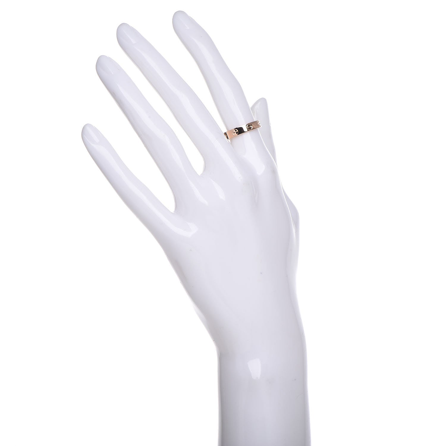 Cartier 18K Pink Gold 3.5mm LOVE Wedding Band Ring 49 4.75 2 of 4