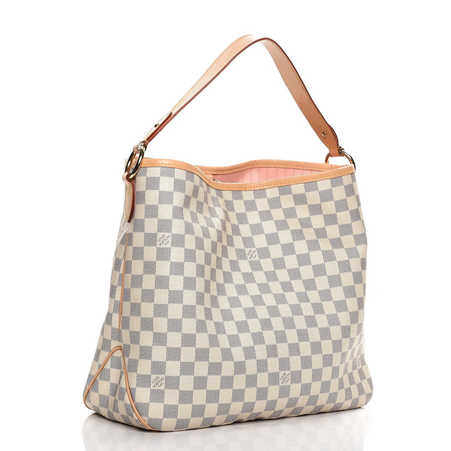 Damier Azur Delightful MM Rose Ballerine