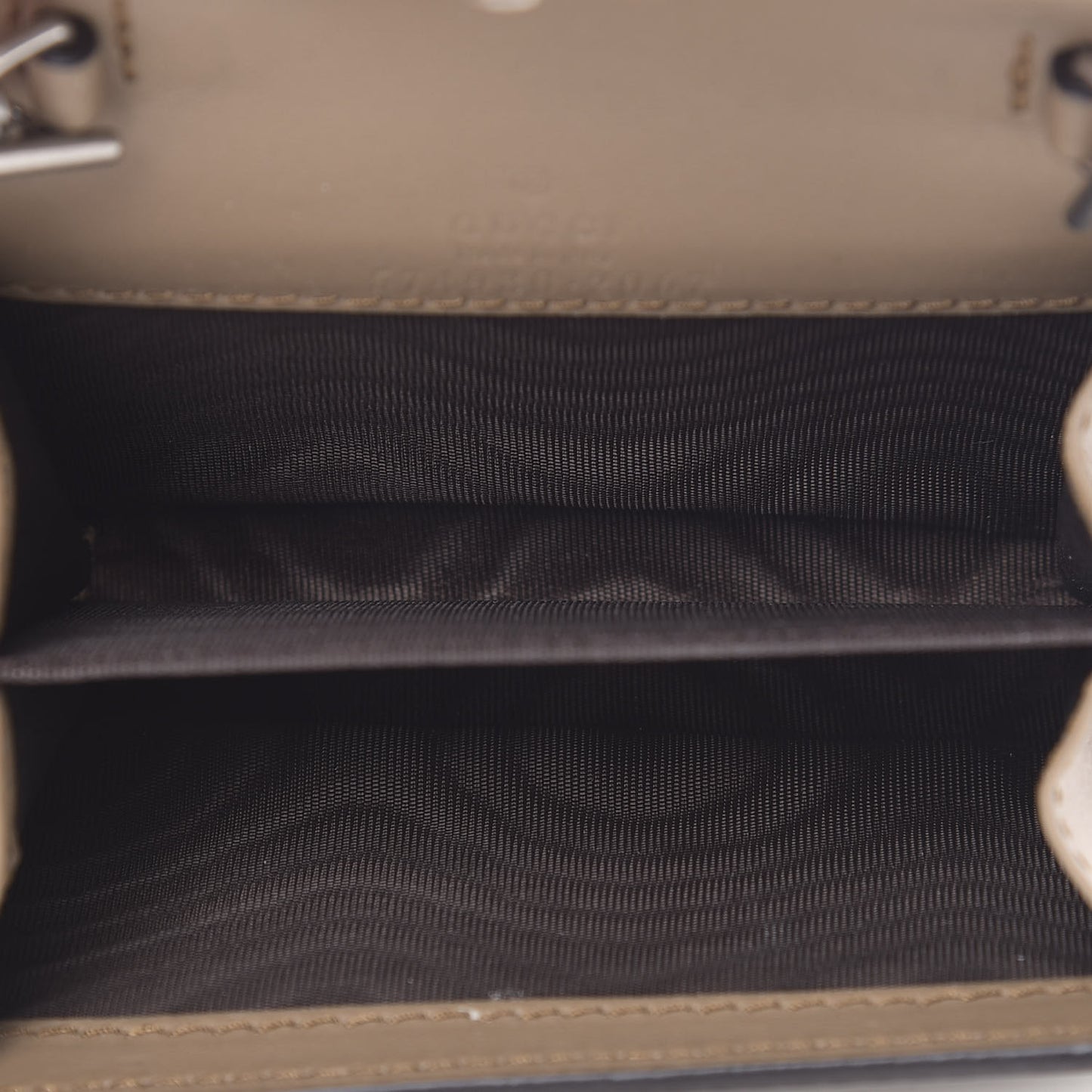 GG Supreme Monogram Dionysus Coin Purse Taupe