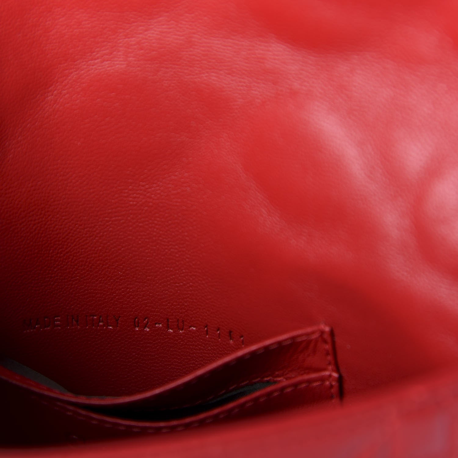 Christian Dior Lambskin Cannage Lady Dior Pochette Red 9 of 10