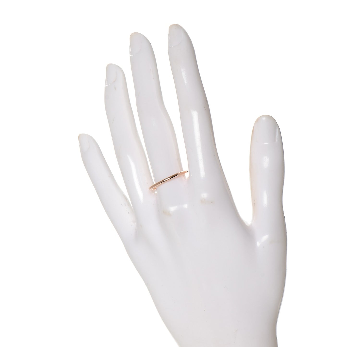 18K Rose Gold Classic Wedding Band Ring 56 7.5