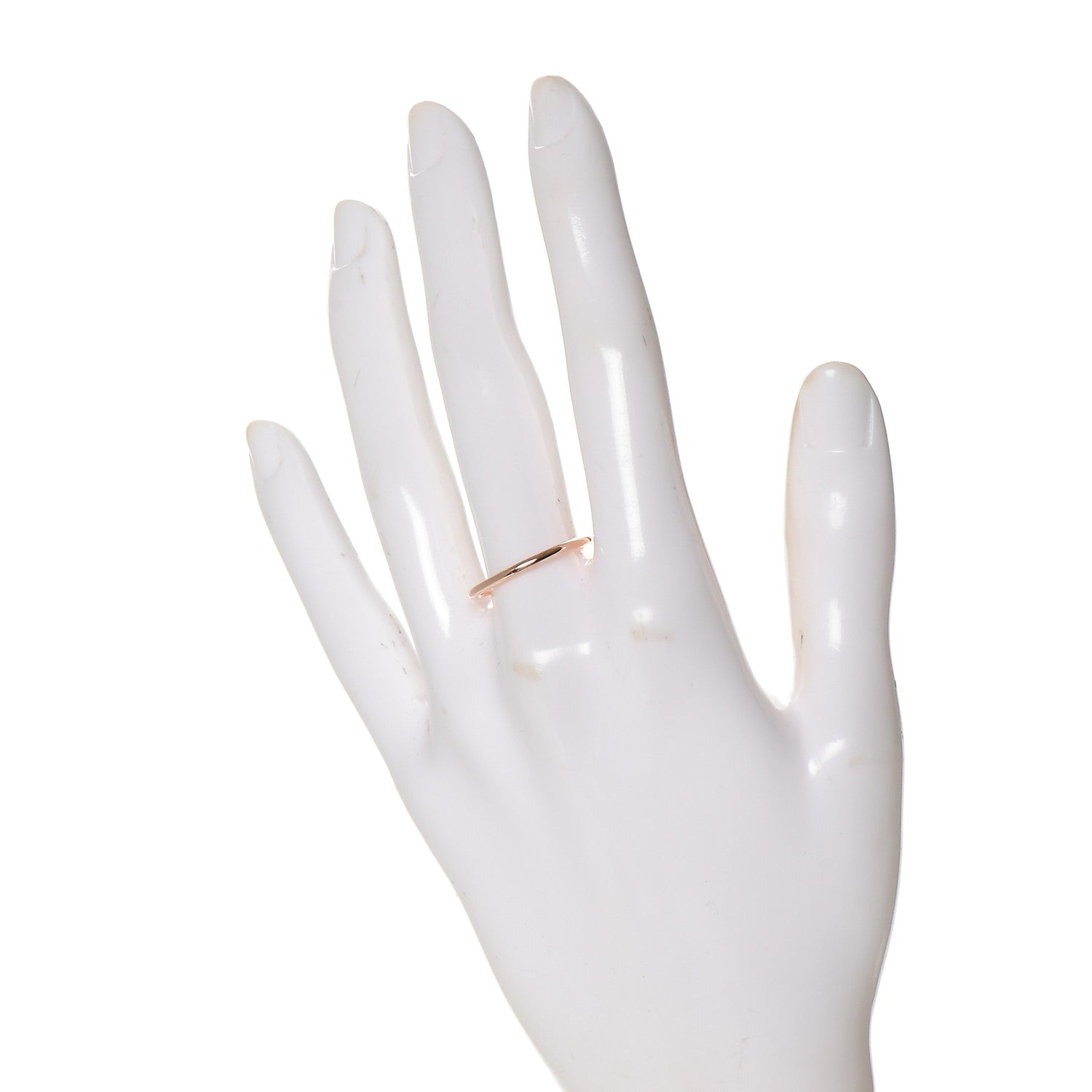 Tiffany 18K Rose Gold Classic Wedding Band Ring 56 7.5 2 of 4