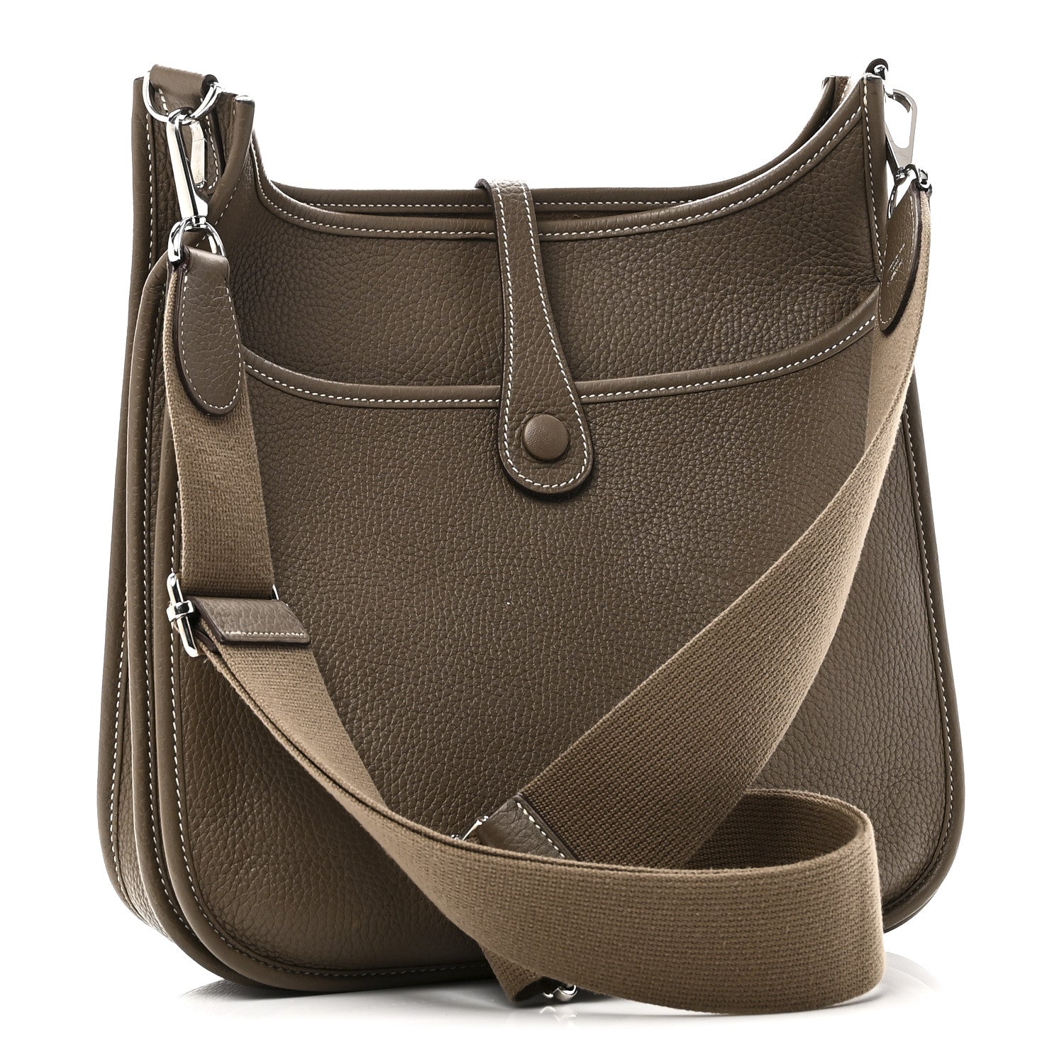 Hermes Taurillon Clemence Evelyne III PM Etoupe 3 of 10