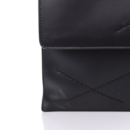 Lanvin Lambskin Quilted Medium Sugar Flap Shoulder Bag Black 12 of 13