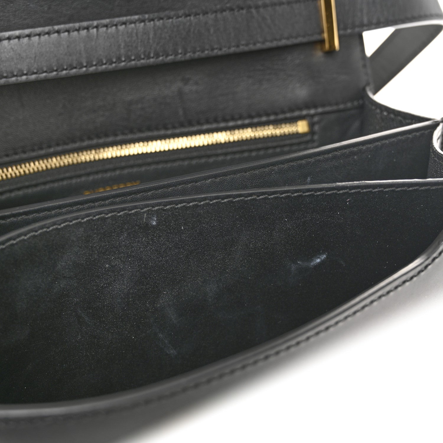 Burberry Calfskin Medium TB Bag Black 11 of 15