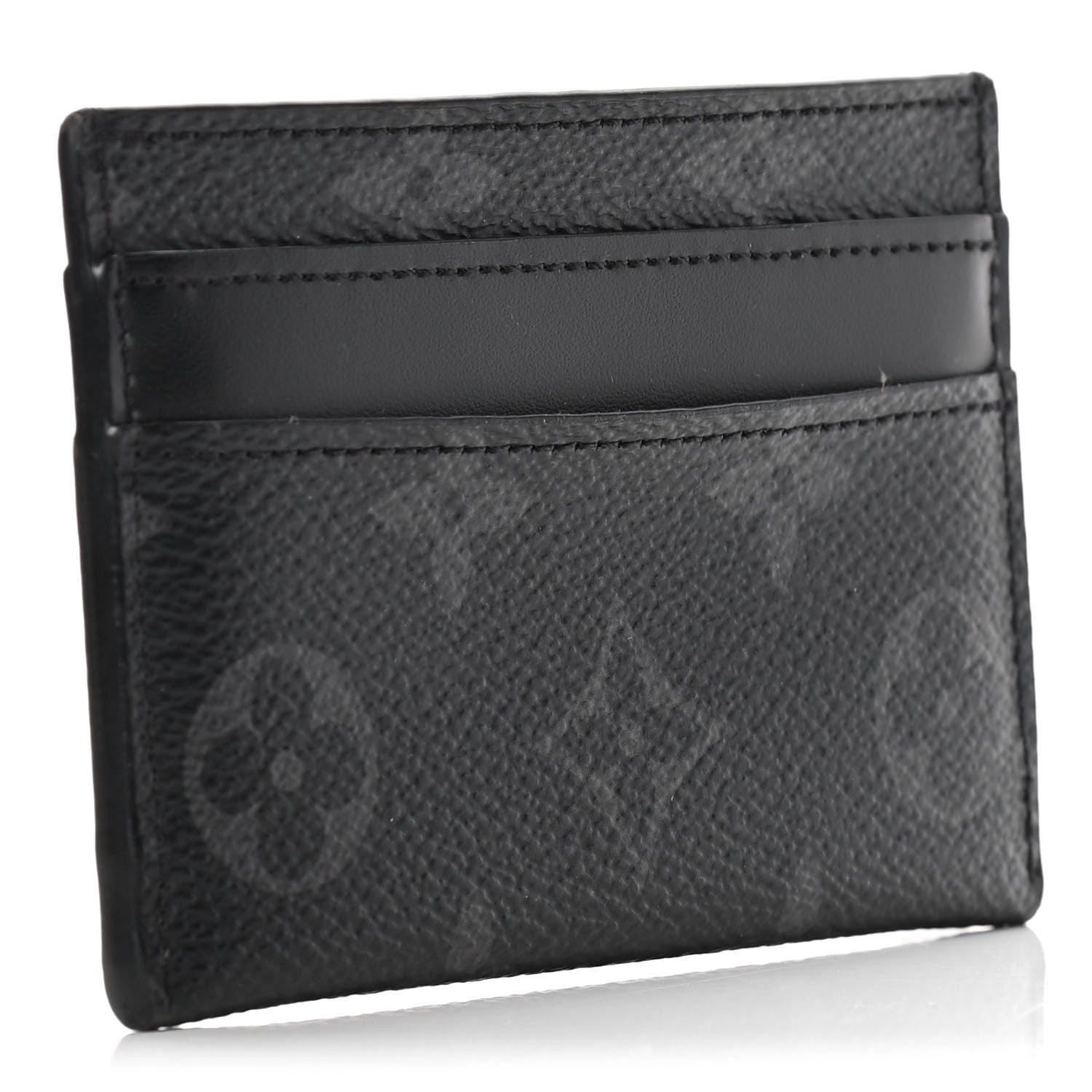 Louis Vuitton Monogram Eclipse Porte-Cartes Double Card Holder 3 of 7