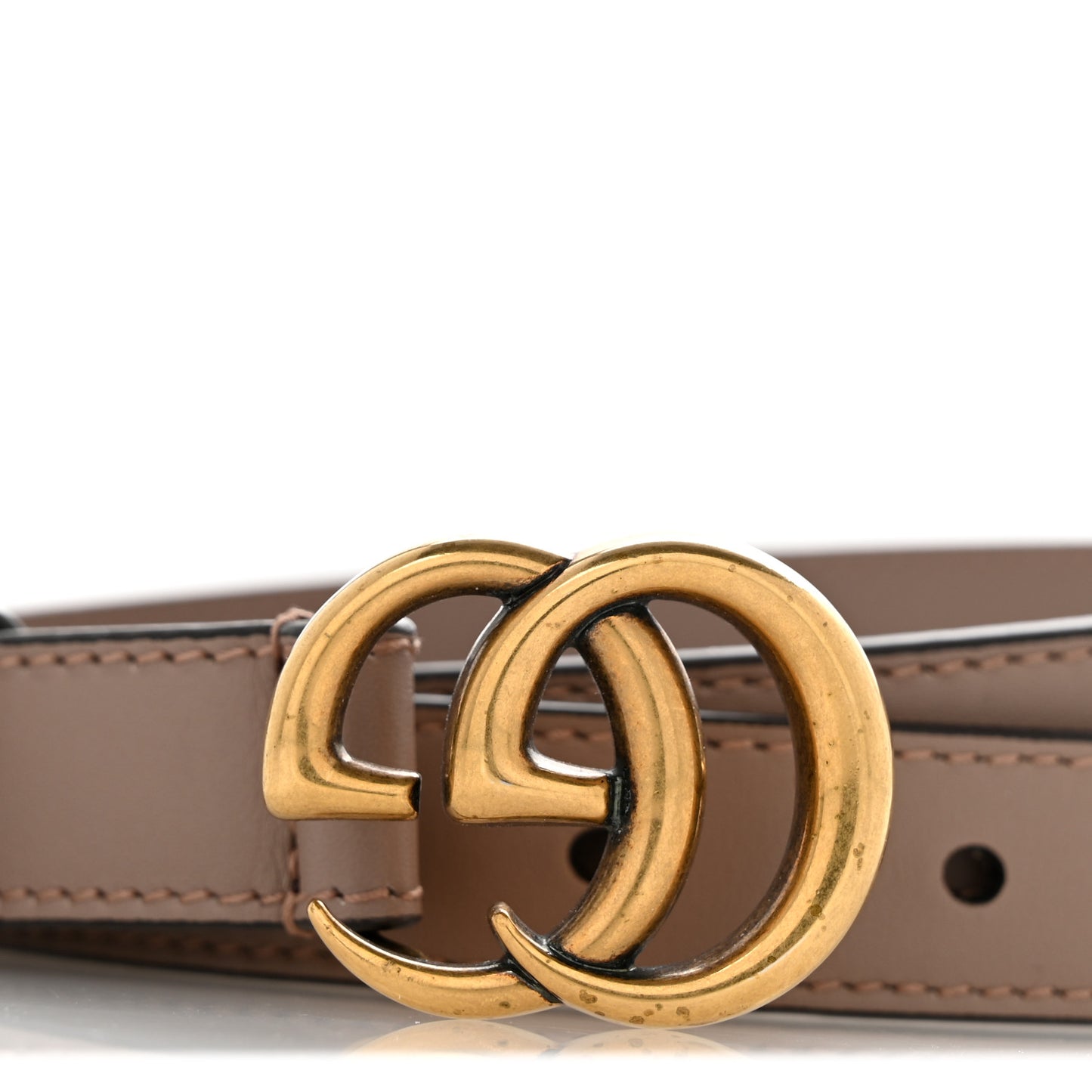 Calfskin Double G 20mm Belt 85 34 Porcelain Rose