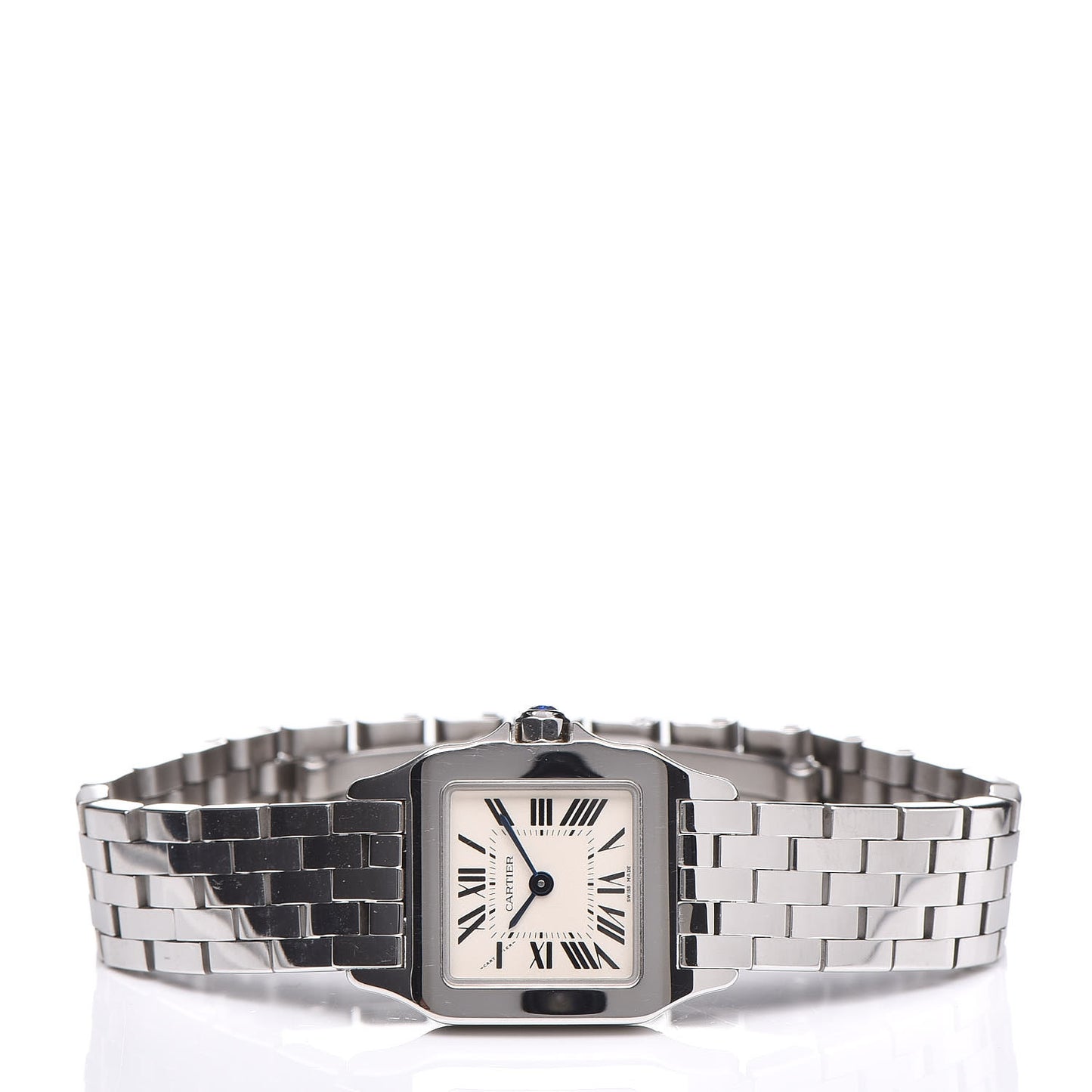 Stainless Steel 20mm Santos Demoiselle Quartz Watch
