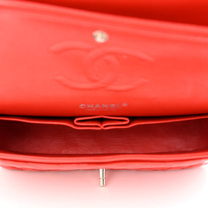 Chanel Patent Calfskin Quilted Medium Double Flap Red 5 of 18