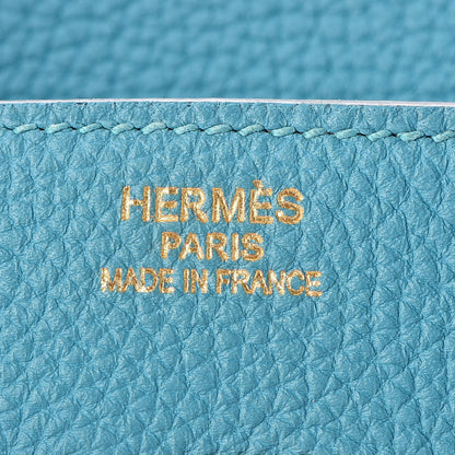 Hermes Togo Birkin 35 Turquoise 16 of 33