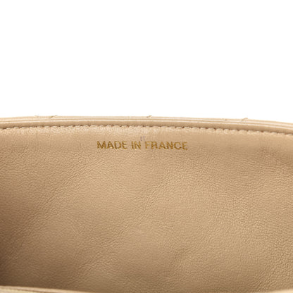 Chanel Lambskin Quilted Mini Square Flap Beige 8 of 12