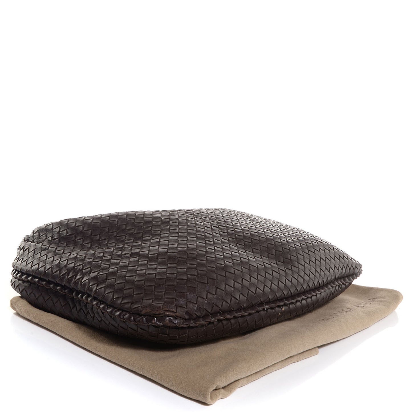Nappa Intrecciato Large Veneta Hobo Ebano
