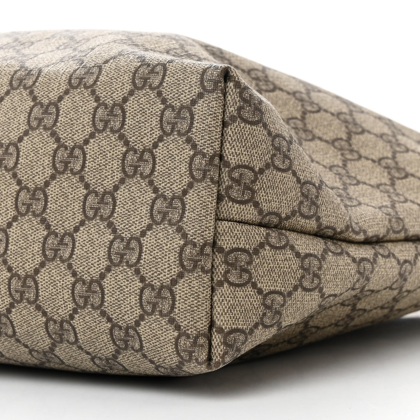 GG Plus Monogram Medium Signature Web Loop Tote Light Brown