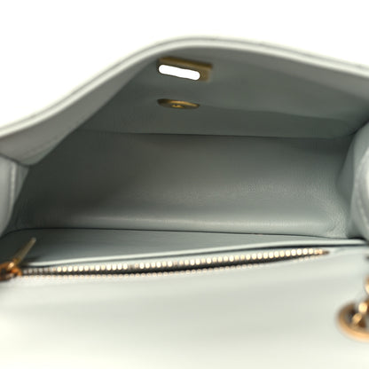 Chanel Lambskin Quilted Mini Pearl Crush Flap Light Grey 5 of 11