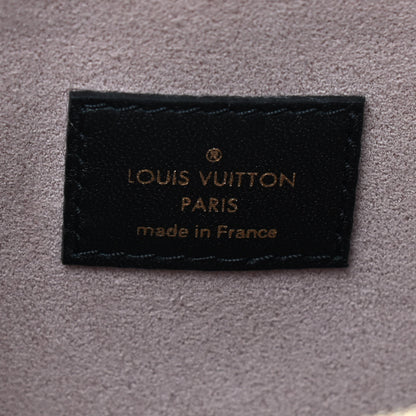 Louis Vuitton Lambskin Embossed Monogram Coussin PM Black 6 of 9