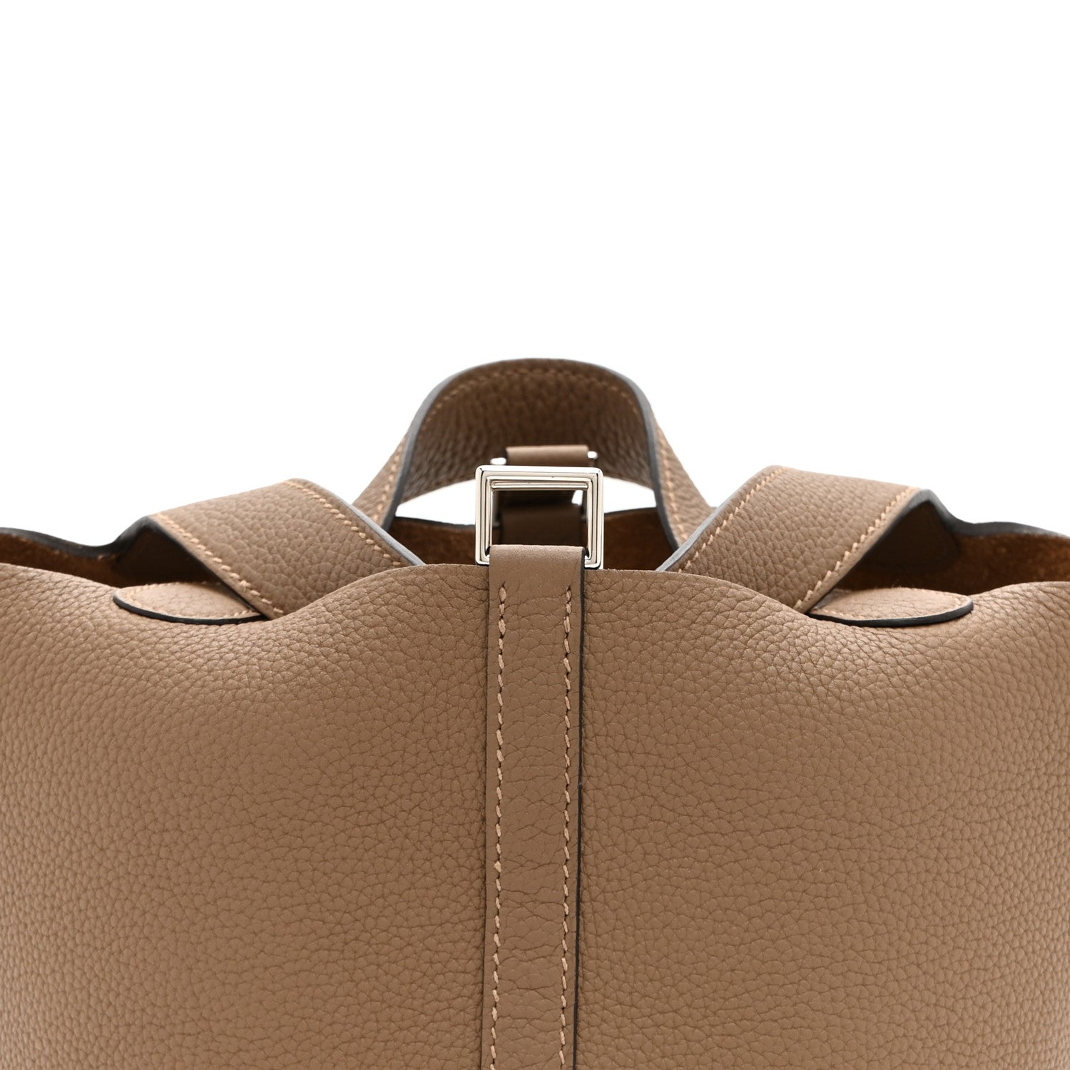 Hermes Taurillon Maurice Picotin Lock 18 PM Beige De Weimar