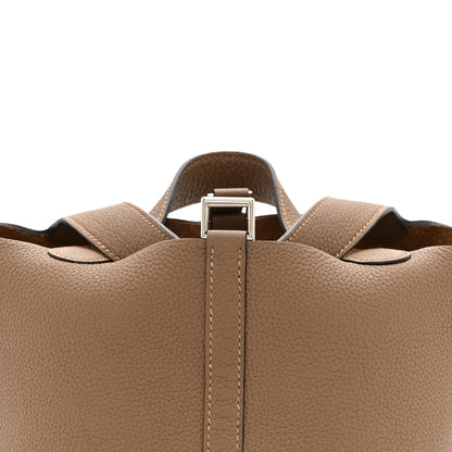 Hermes Taurillon Maurice Picotin Lock 18 PM Beige De Weimar 8 of 11