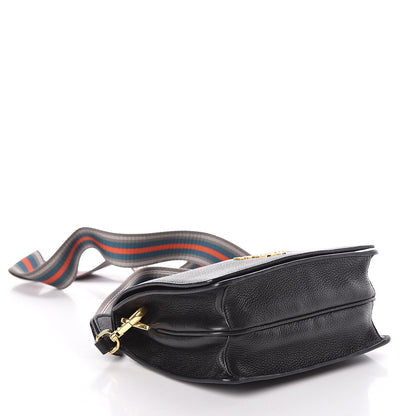 Prada Vitello Daino Flap Crossbody Black 6 of 11