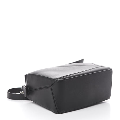 Loewe Calfskin Small Puzzle Bag Black 3 of 8