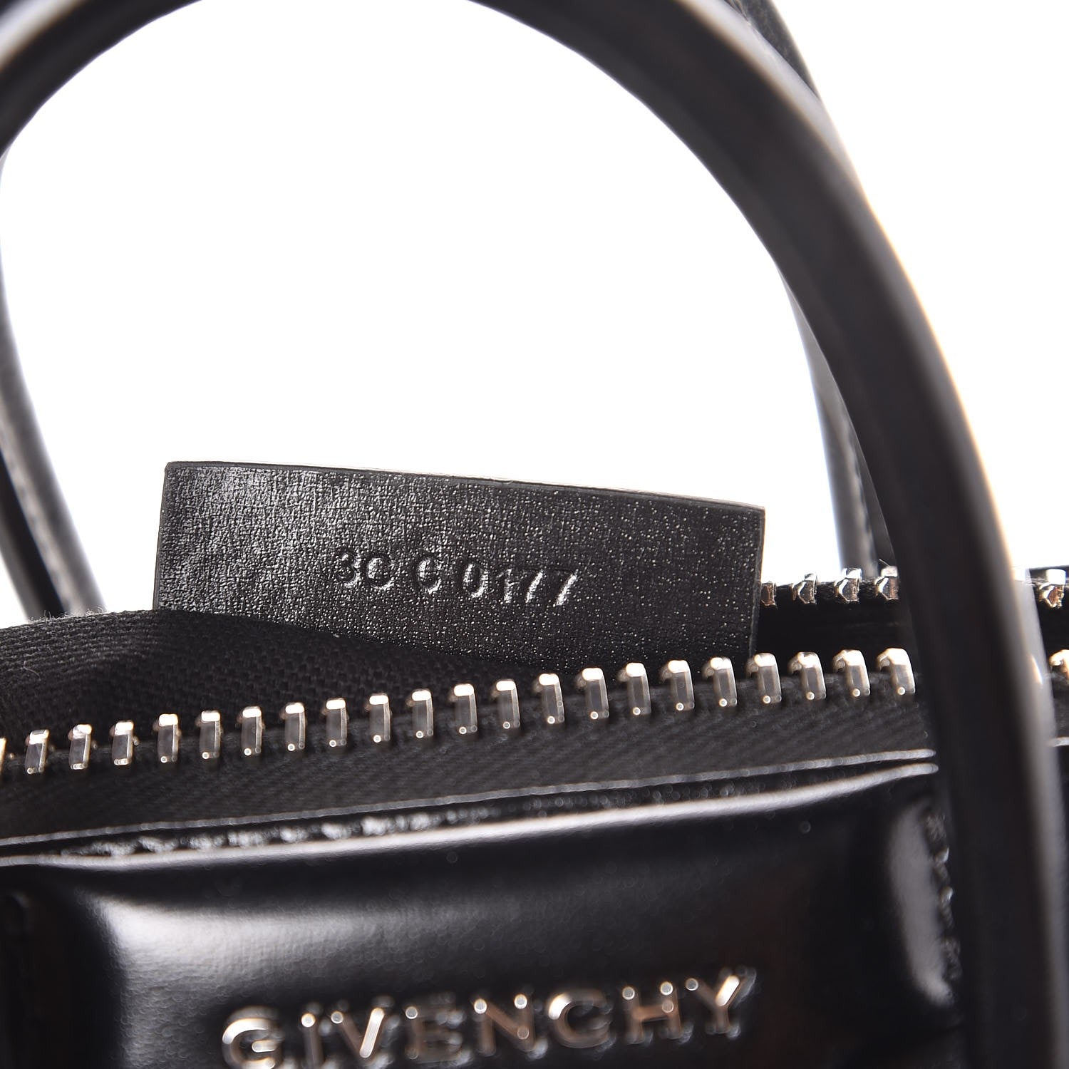 Givenchy Shiny Lord Calfskin Mini Antigona Black 8 of 8