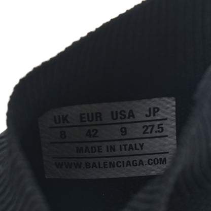 Balenciaga Neoprene Knit Mens Speed Clear Sole Sneakers 42 Black Red 6 of 14