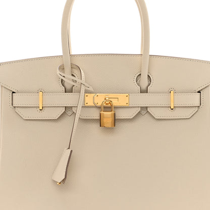 Hermes Epsom Birkin 30 Craie 8 of 15