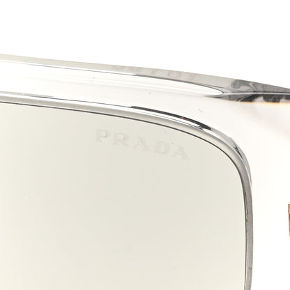 Prada Acetate Symbole Sunglasses SPR 17W Transparent Gold 6 of 7