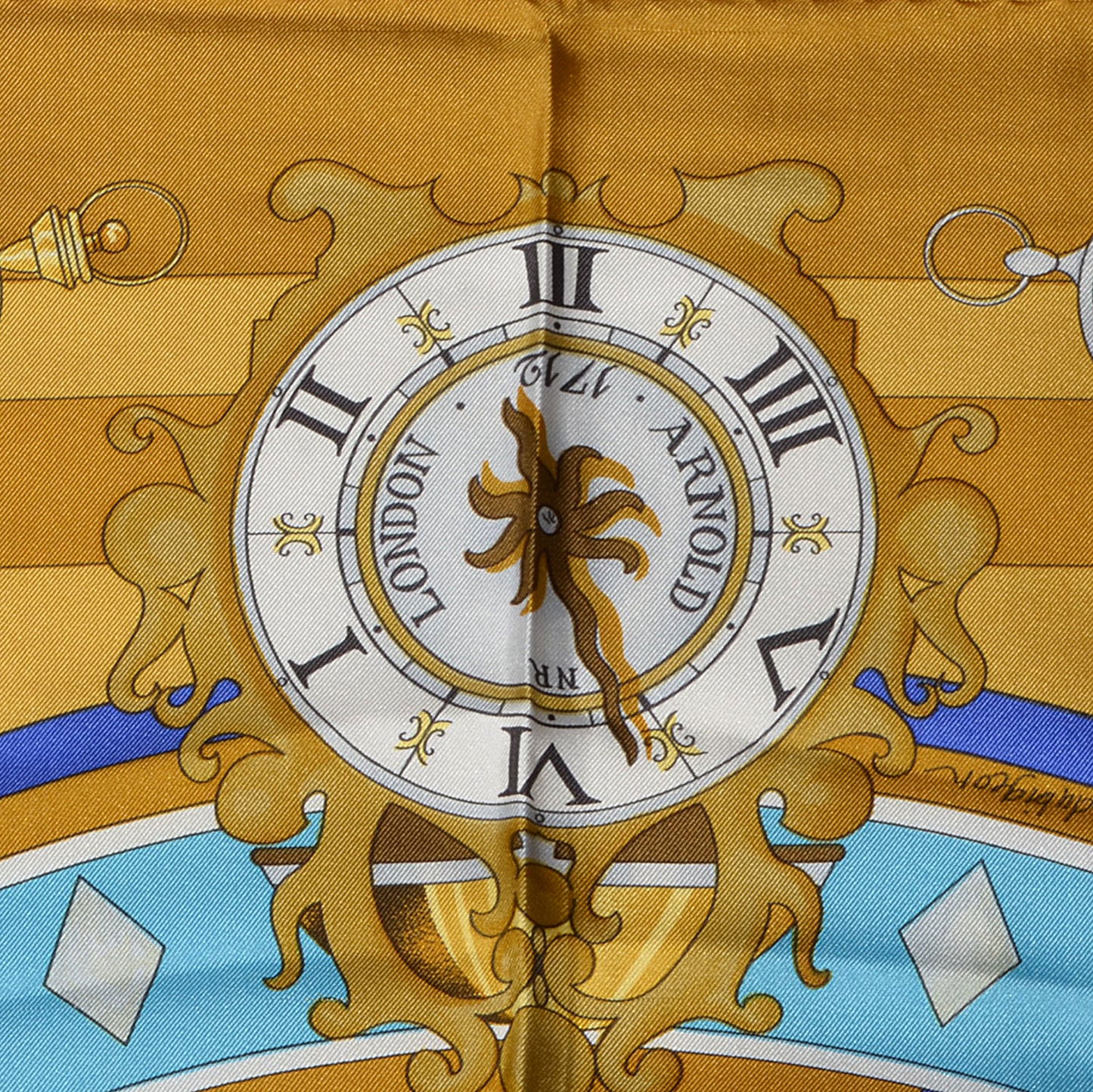 Silk La Ronde des Heures Scarf 90