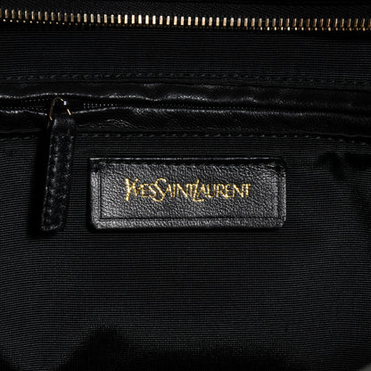 Saint Laurent Textured Patent Leather Large Cabas Chyc Black 6 of 8