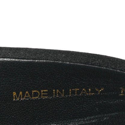 Prada Satin Travel Slide Sandals M 37.5 38.5 Black 7 of 8