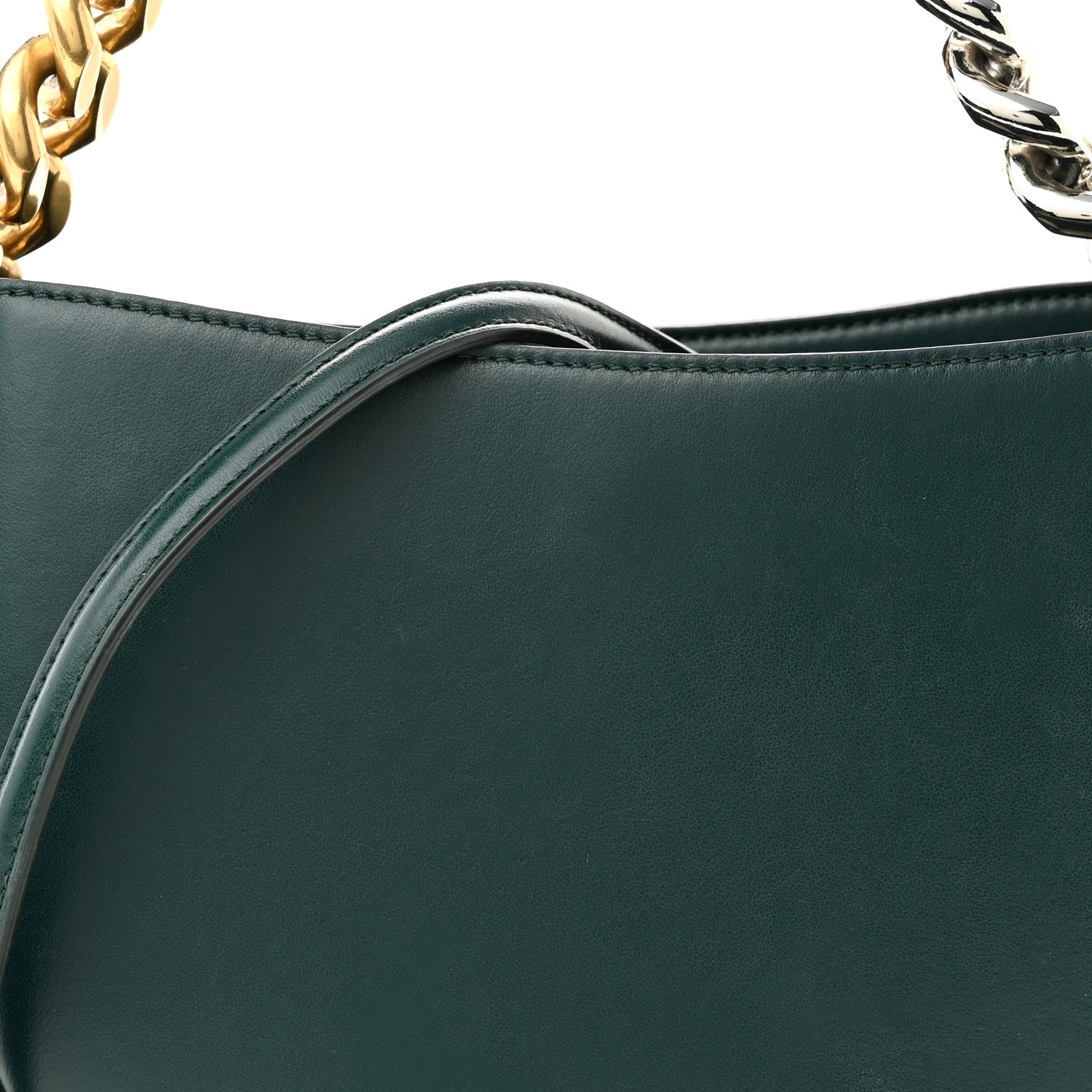 Stella McCartney Eco Alter Nappa Small Frayme Shoulder Bag Forest Green 7 of 12