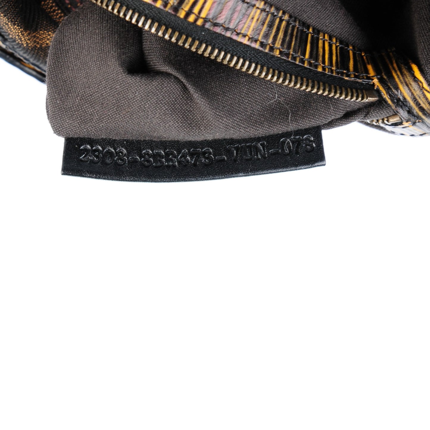 Zucca Vitello Elite Small Chef Chain Hobo Tobacco Moro Giallo