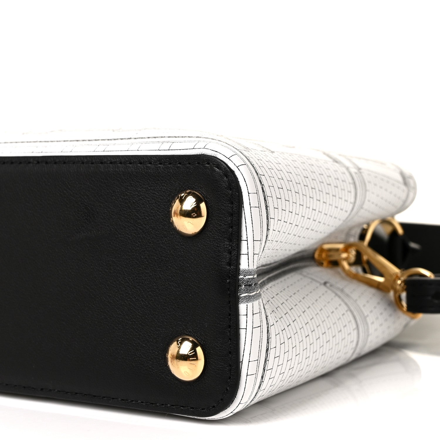 Louis Vuitton X FORNASETTI Calfskin Architettura Capucines BB