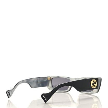 Gucci Acetate Rectangular Crystal Sunglasses GG0516S Black 4 of 7