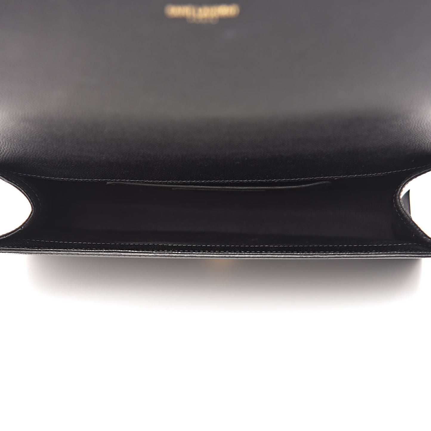 Grain De Poudre Classic Monogram Kate Clutch Black