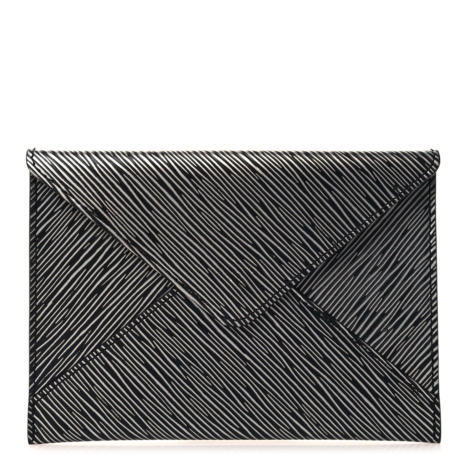 Louis Vuitton Metallic Epi Medium Kirigami Pochette Insert Platine 1 of 9
