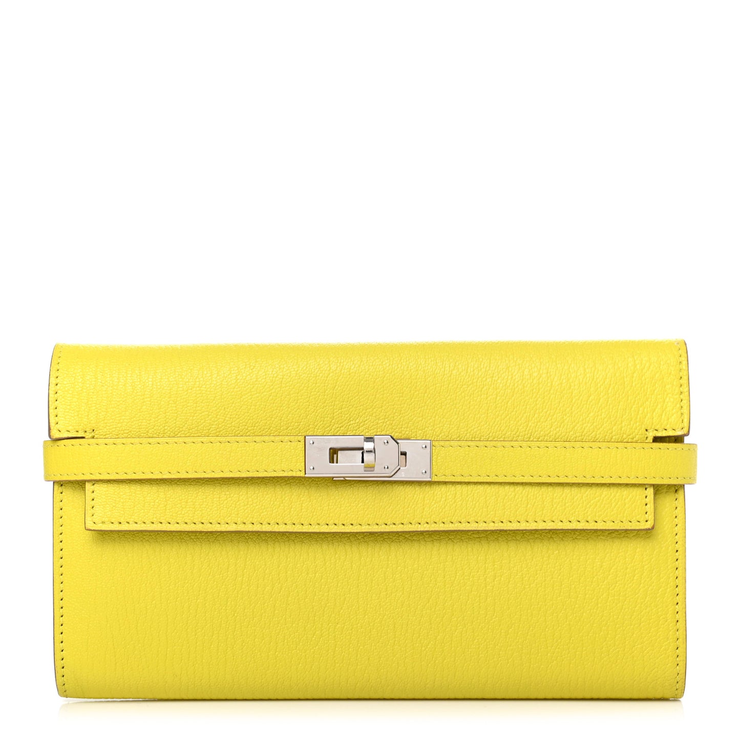 Chevre Mysore Kelly Longue Wallet Lime