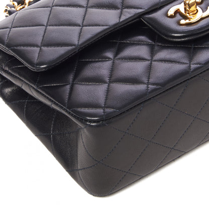 Chanel Lambskin Quilted Small Double Flap Black 6 of 10