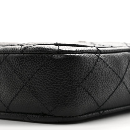 Chanel Caviar Quilted Camera Case Crossbody Bag Black 10 of 11