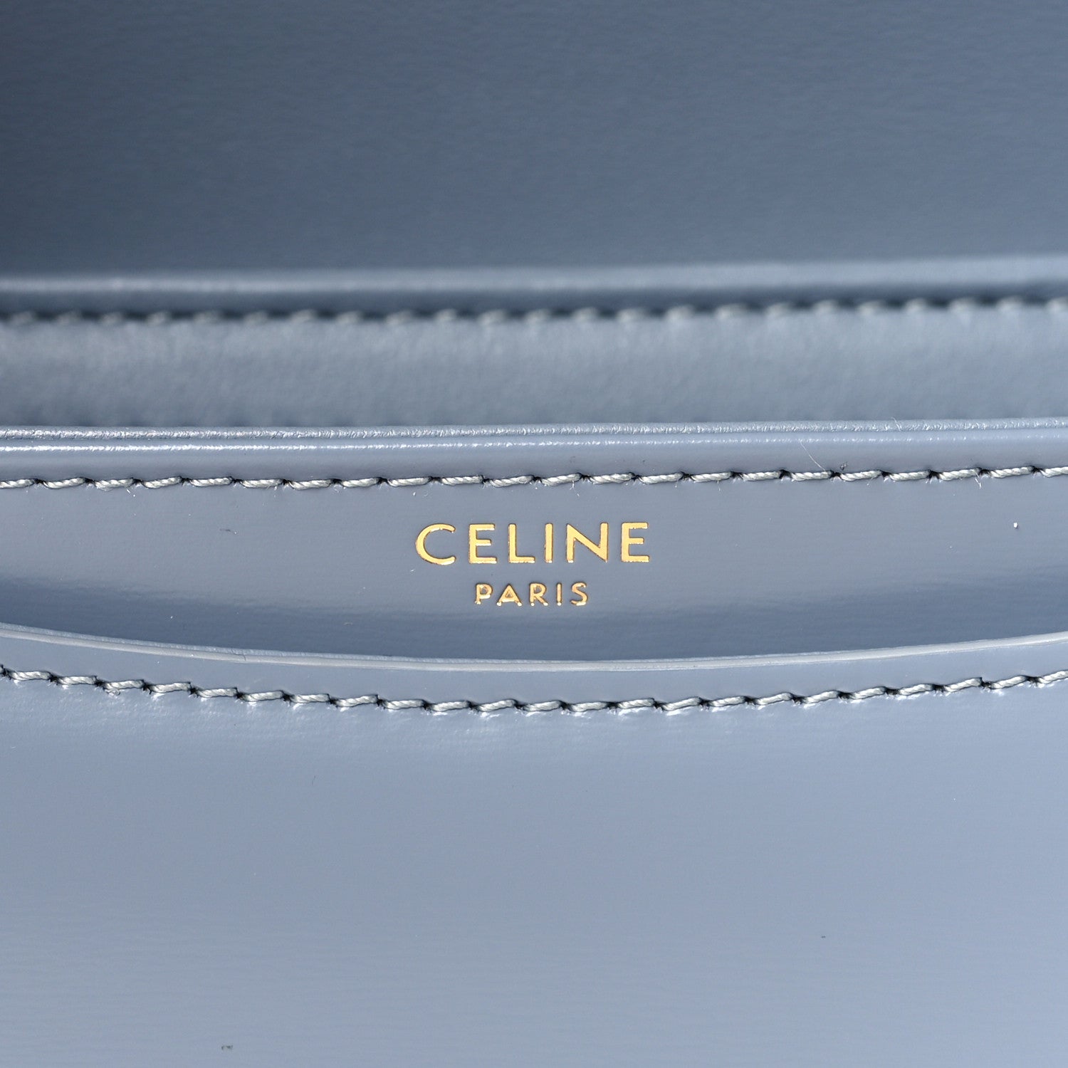 Celine Shiny Calfskin Teen Besace Blue Grey 6 of 9